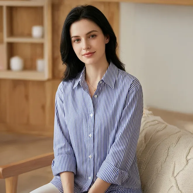 women blouse, women shirt, striped shirt, striped blouse