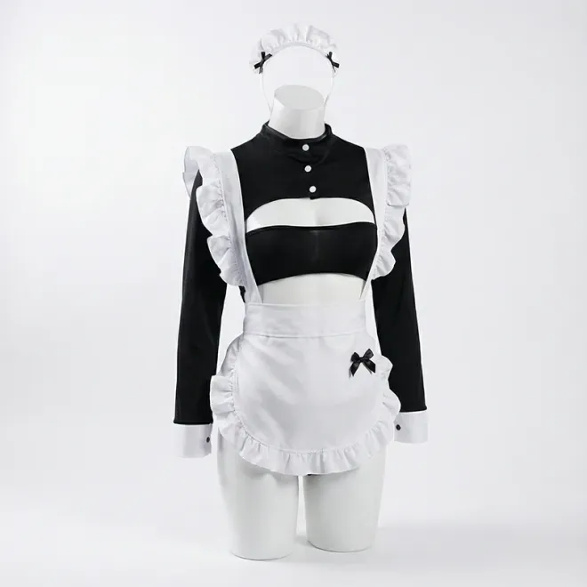 maid uniform costume, maid sexy lingerie, role play costume, women's role play costumes