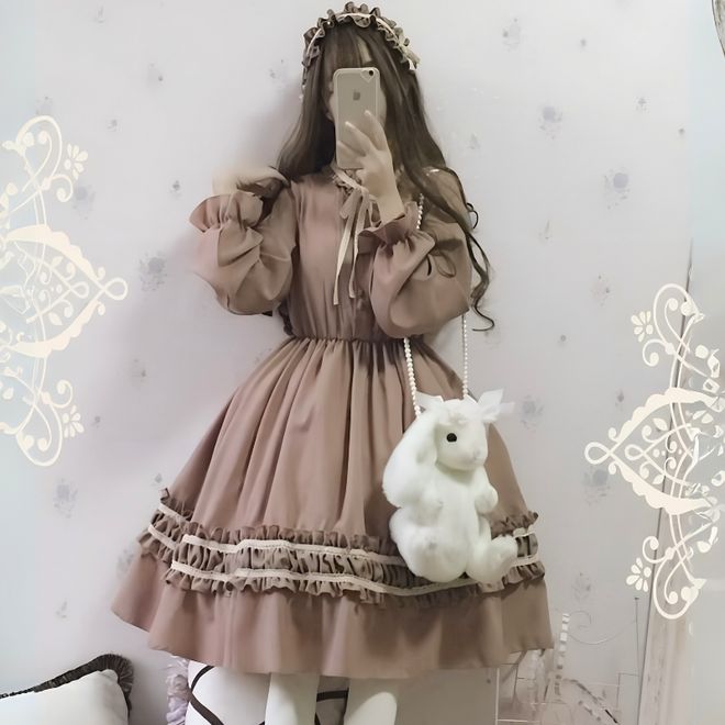 Lolita-Kleid, süßes Kleid, japanisches Kleid, japanisches Vintage-Kleid