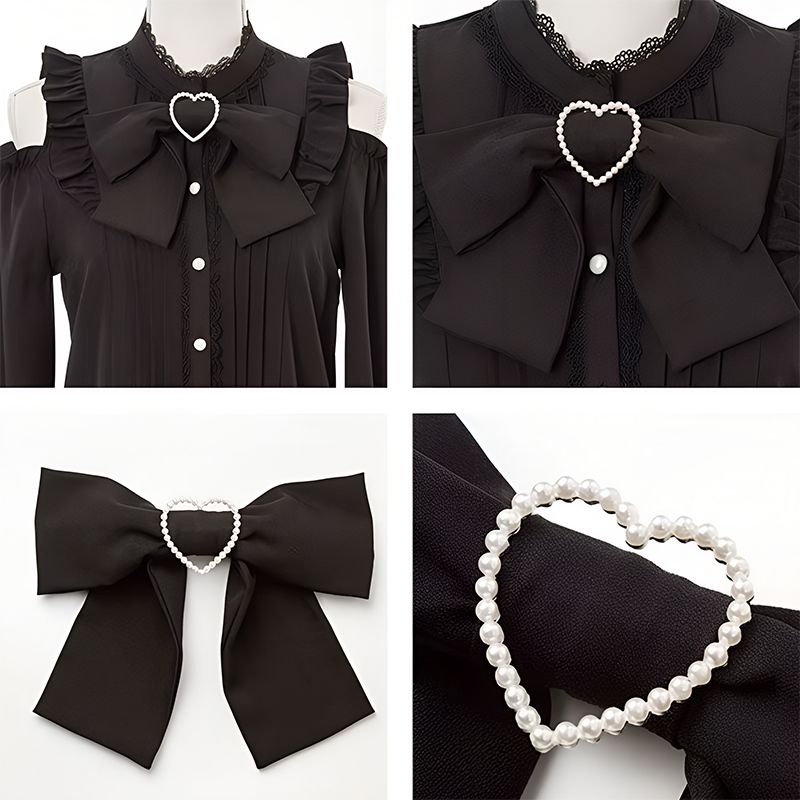 blouse, long sleeve blouse, bow blouse