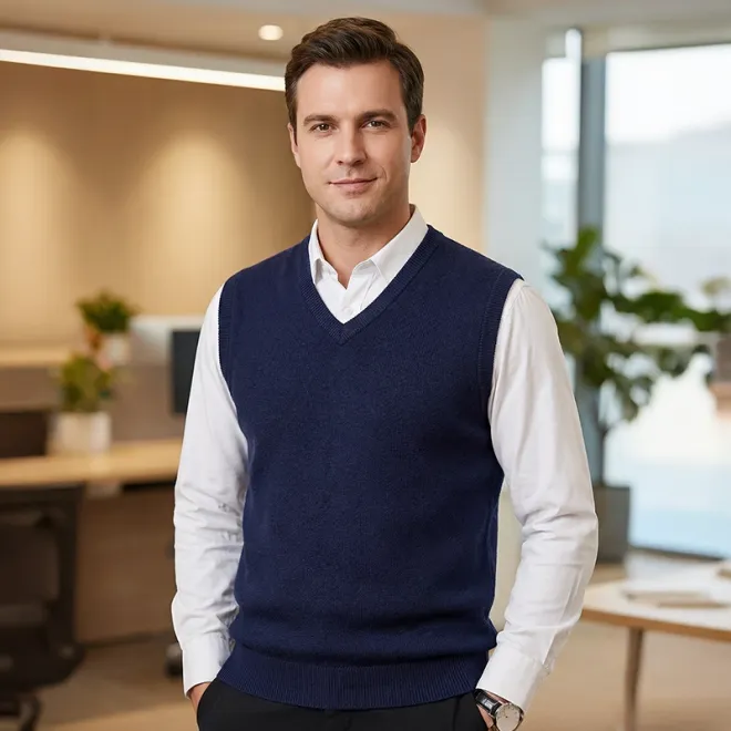 sweater vest, mens sweater vest, v neck sweater vest, knitted sweater vest